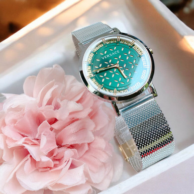 VERSACE  New Generation Quartz Green Dial Ladies Watch (Arriving in Delhi) image 2