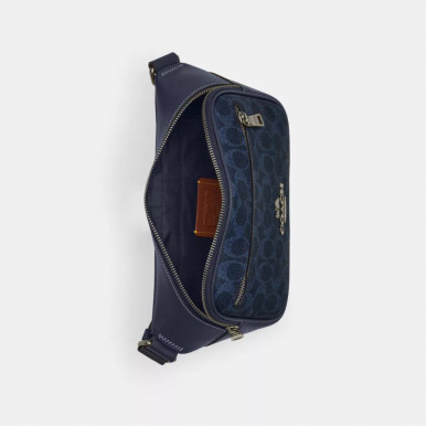 COACH Elias Belt Bag In Signature Canvas image 2