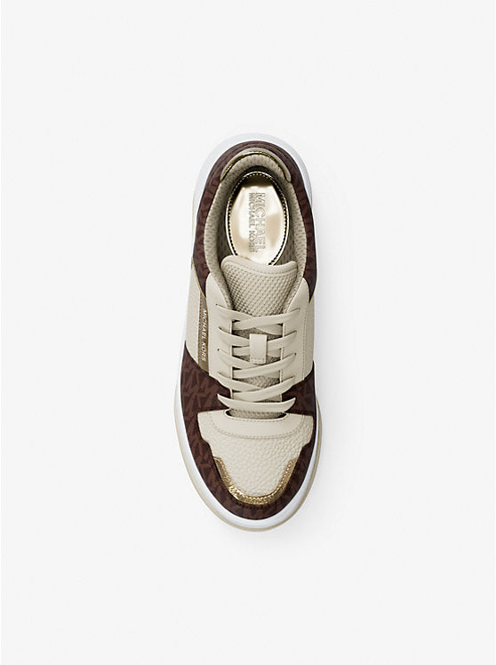 MICHAEL KORS Lexi Mixed-Media Sneaker image 2