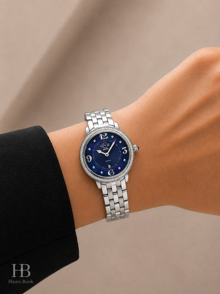 GV2 BY GEVRIL Verona Diamond Mother of Pearl Dial Ladies Watch