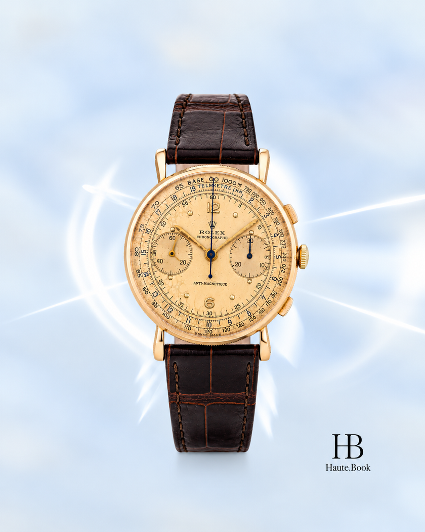 [Classics]ROLEX Pink Gold Chronograph Rolex Buckle 36MM