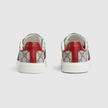 GUCCI  Ace Sneakers With Web Stripe For Women - Blue Red image 0
