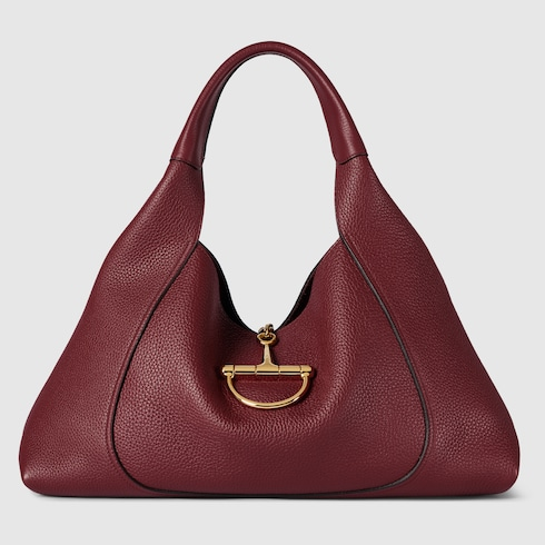 GUCCI Softbit Maxi Shoulder Bag - Rosso Ancora Red image