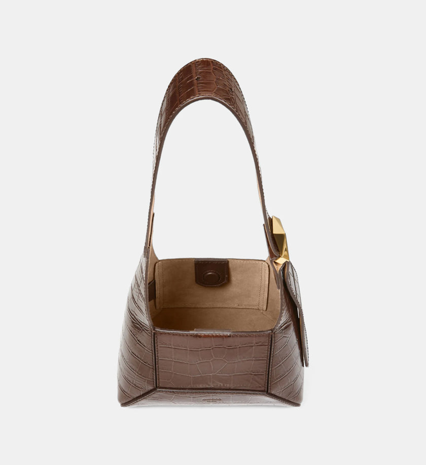 JIMMY CHOO Diamond Handbag Brown image 2