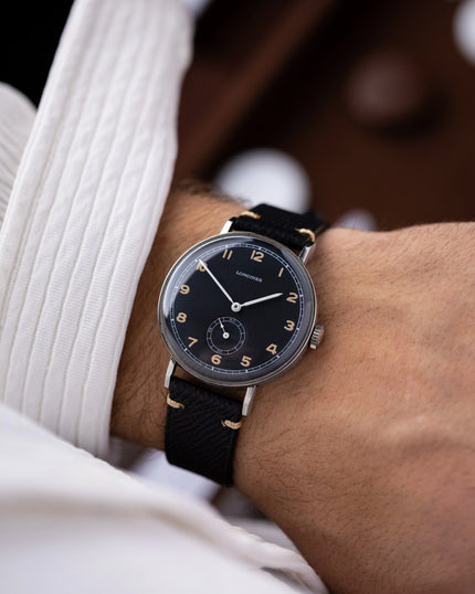 [Classic] Longines Swiss ,Black Dial Watch 38 mm