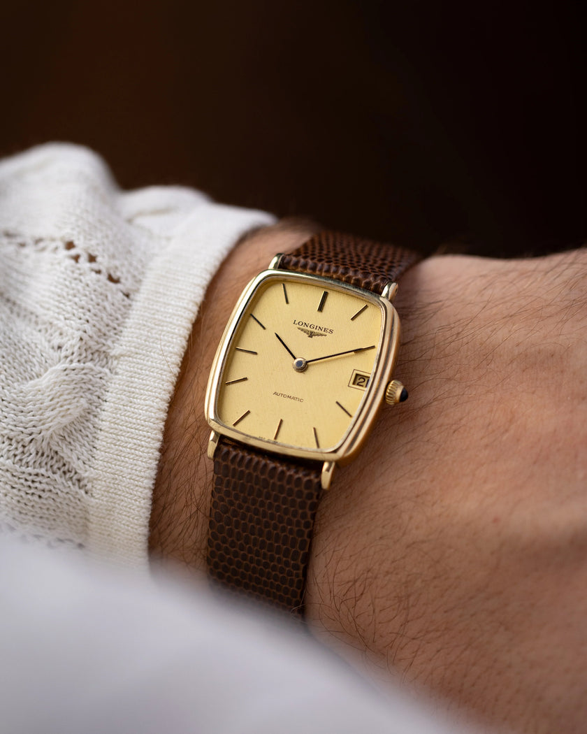 [Classic] Longines Tank, Automatic, Linen Dial 29mm x 36.4mm