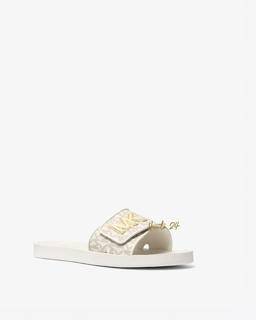 MICHAEL KORS Palmer Signature Logo Slide Sandal