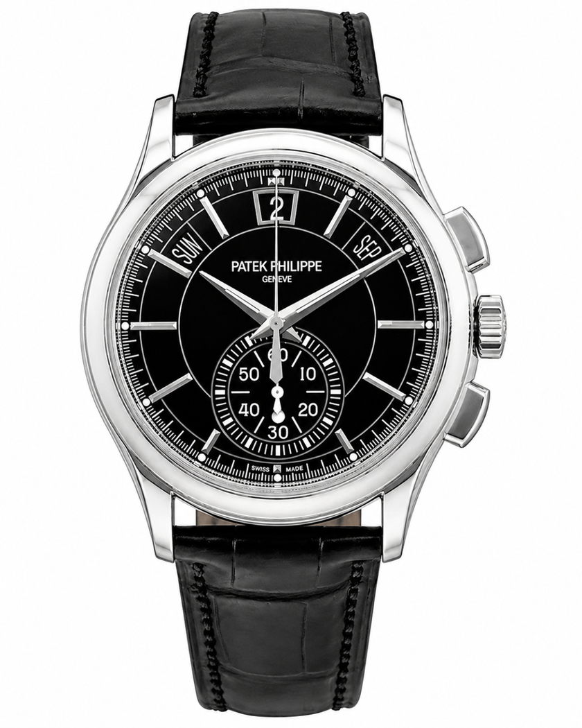 [BRAND NEW]PATEK PHILIPPE Complications Black Dial Annual Calendar Platinum 42MM