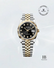 [Store Display] ROLEX Datejust Black Diamond Jubilee Dual Tone 36 mm