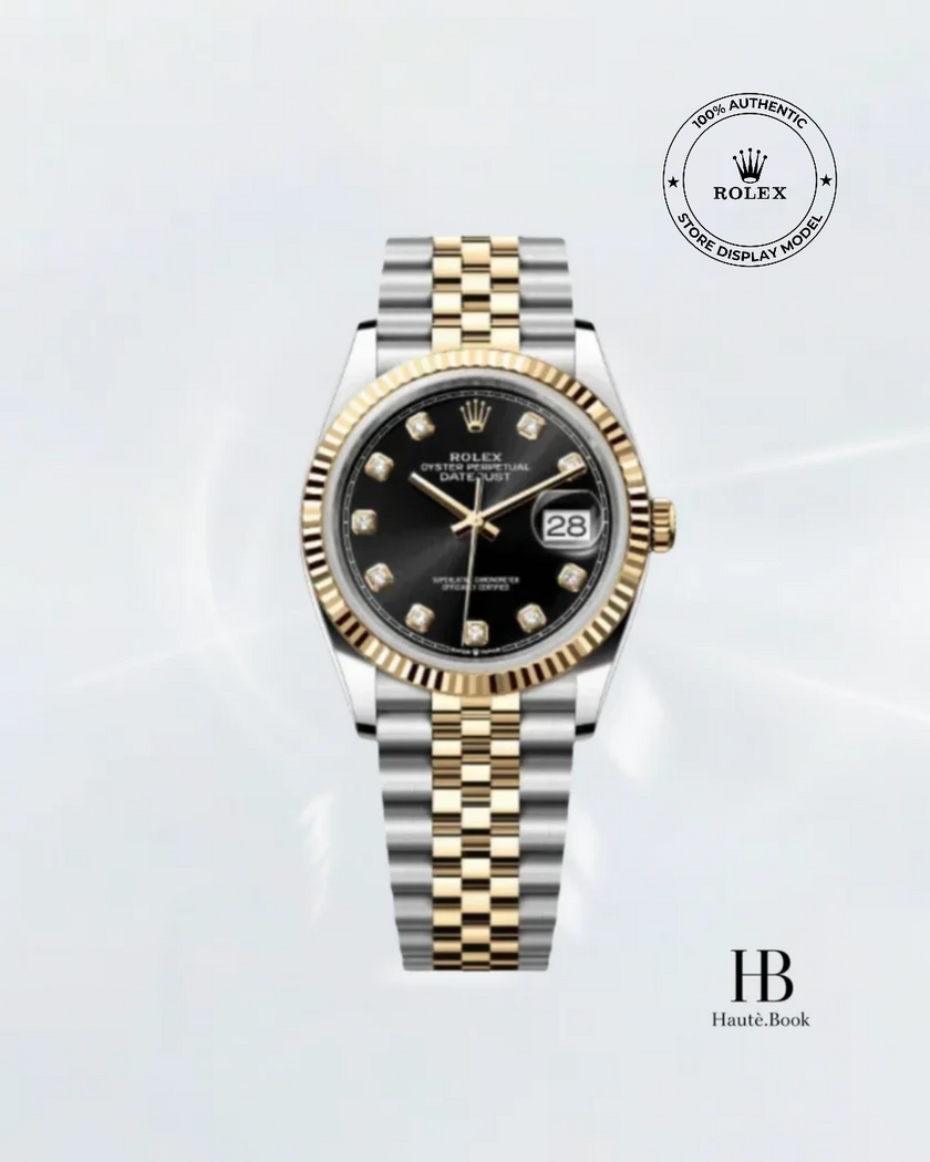 [Store Display] ROLEX Datejust Black Diamond Jubilee Dual Tone 36 mm