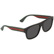 Gucci Grey Square Men's Sunglasses image 2