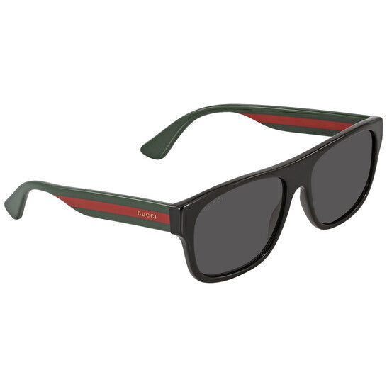 Gucci Grey Square Men's Sunglasses image 2