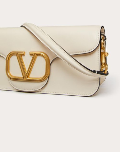 [AT DELHI] VALENTINO Loco Calfskin Shoulder Bag - Ivory image 2