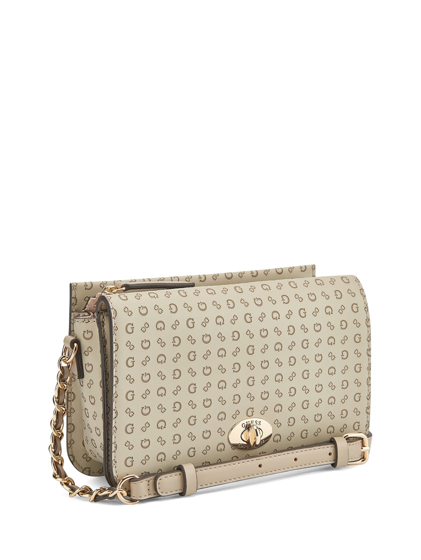 Guess Ballantyne Mini Crossbody - Brown image 1