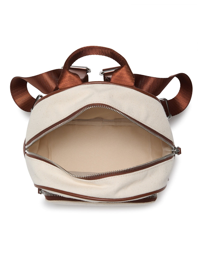 Guess Canvas Logo Backpack - Neutral image 3