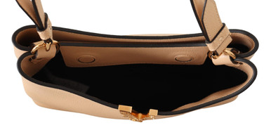 VERSACE Calf Leather Small Hobo Shoulder bag - Beige image 2