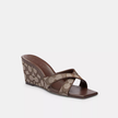 COACH Wedge Sandal In Signature Jacquard image 3