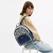 COACH Court Backpack With Floral Print image 2