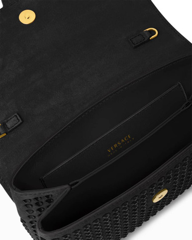VERSACE Evening Goat Leather Crossbody image 2