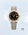 [Store Display]ROLEX Datejust Black Diamond Jubilee Stainless steel 36mm