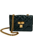 KURT GEIGER Micro Brixton Quilted Shoulder Bag - Black
