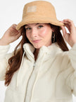 Guess Rhinestone Sherpa Bucket Hat - Neutral image 1