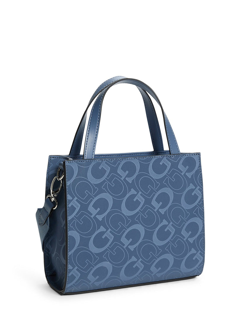 Guess Breena Logo Mini Tote - Blue image 2