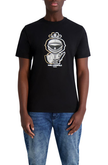 KARL LAGERFELD Outline Karl Amour Cotton Graphic T-Shirt - Black image 2