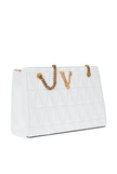 VERSACE Virtus Quilted Small Tote White Bag image 0