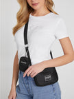 Guess Logo Nylon Crossbody - Black image 1