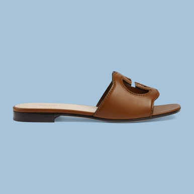 GUCCI Openwork GG detail mules for women image 1