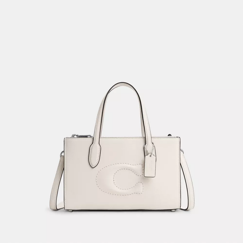 COACH Nina Small Tote Bag - White image
