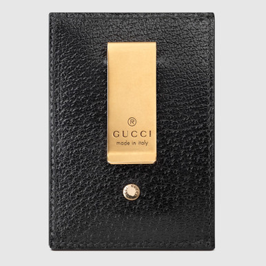 GUCCI GG Marmont Leather Money Clip Wallet image 1
