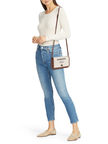 BURBERRY New Hampshire Horseferry Canvas & Leather Crossbody Bag - Natural image 0