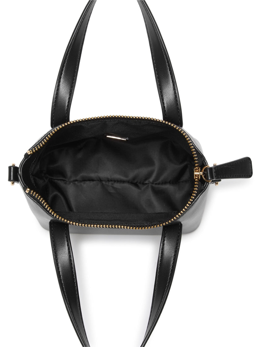 Guess Avelina Faux-Leather Mini Tote - Black image 3