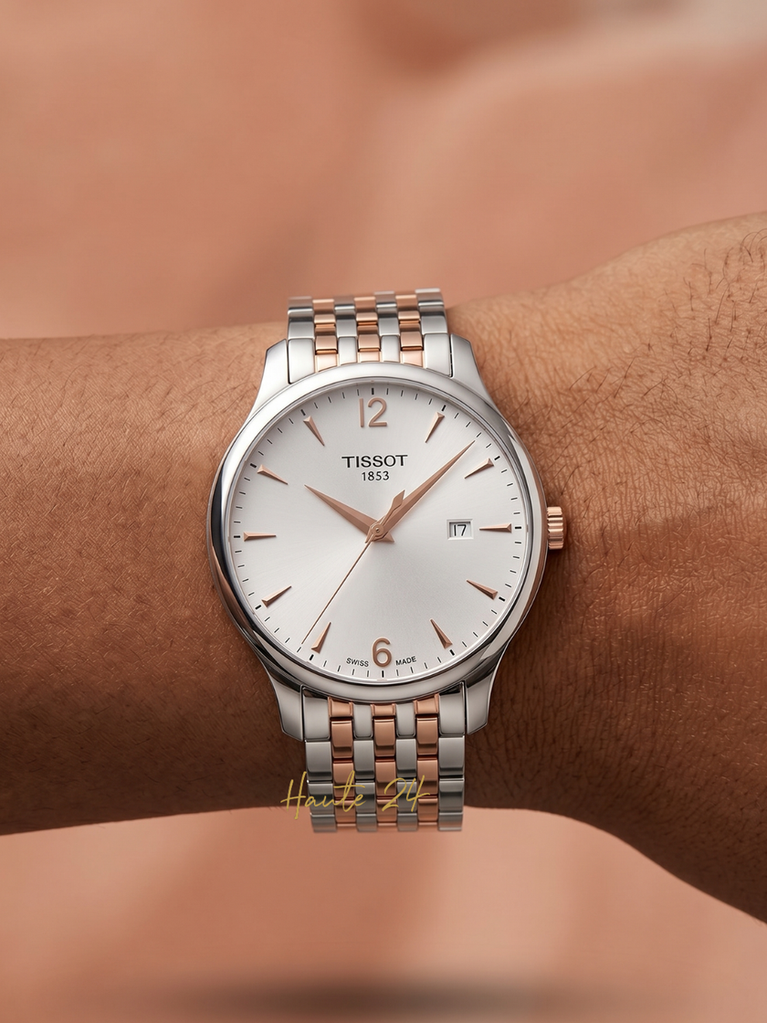 TISSOT Tradition Silver Dial Men's Watch image 2