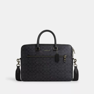COACH Ethan Slim Brief In Signature Canvas image 4