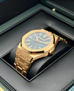 Audemars Piguet Royal Oak  15510OR.OO.1320OR.01 Pink Gold Blue Grande Tapisserie Dial 41 mm