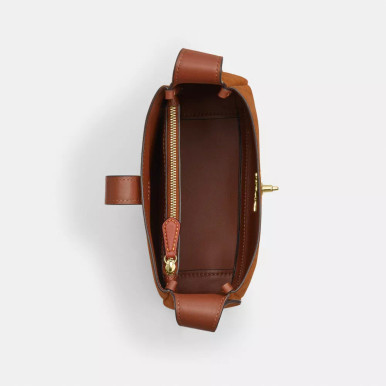COACH Hadley Mini Crossbody Bag In Signature Suede image 1