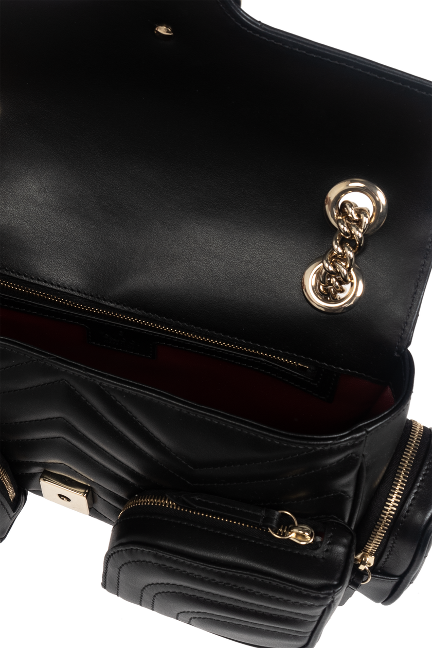 GUCCI GG Marmont Shoulder Bag Black image 4