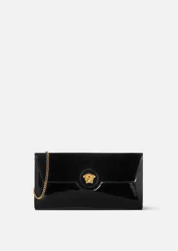 VERASCE La Medusa Patent Pouch -Black image 2