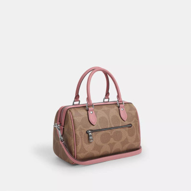 COACH Rowan Satchel Bag In Maxi Signature Canvas image 1