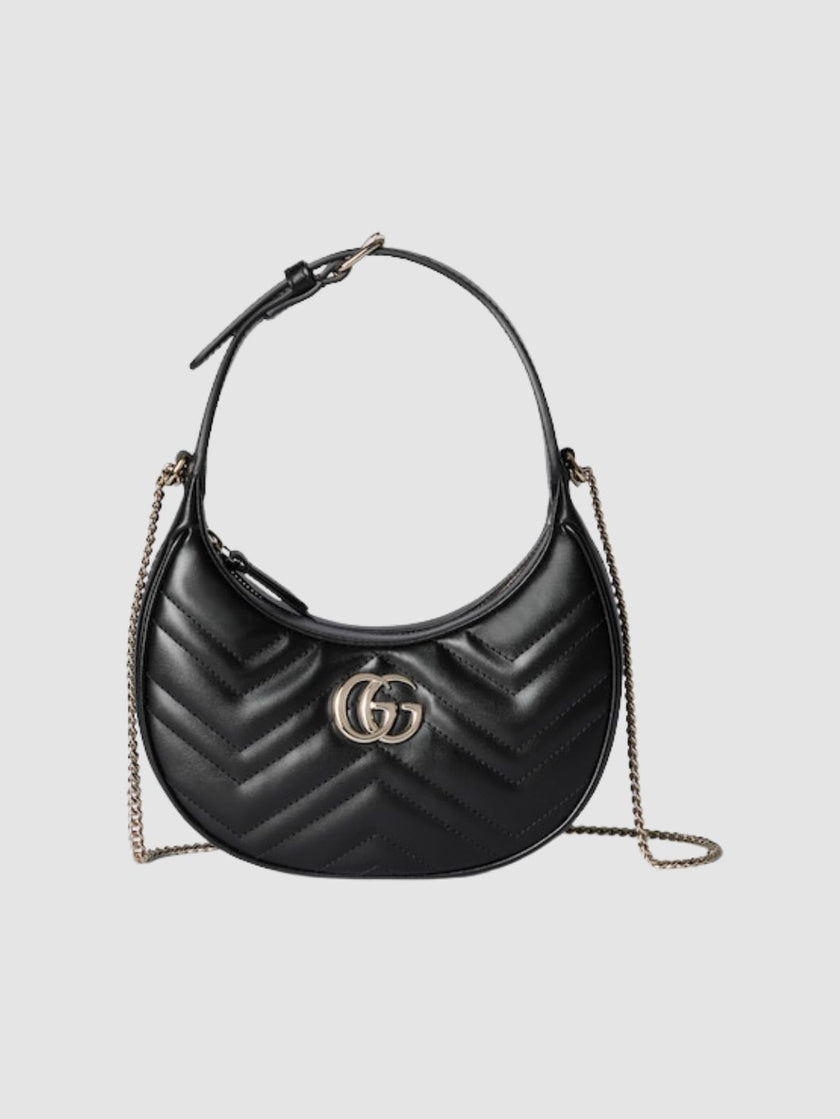 GUCCI Small GG Marmont Shoulder Bag - Black image 0