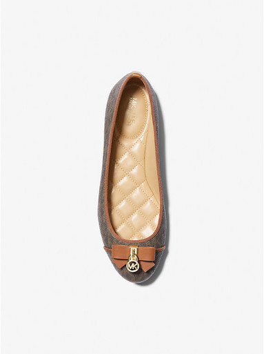 MICHAEL KORS  Honey Signature Logo Ballet Flat image 1