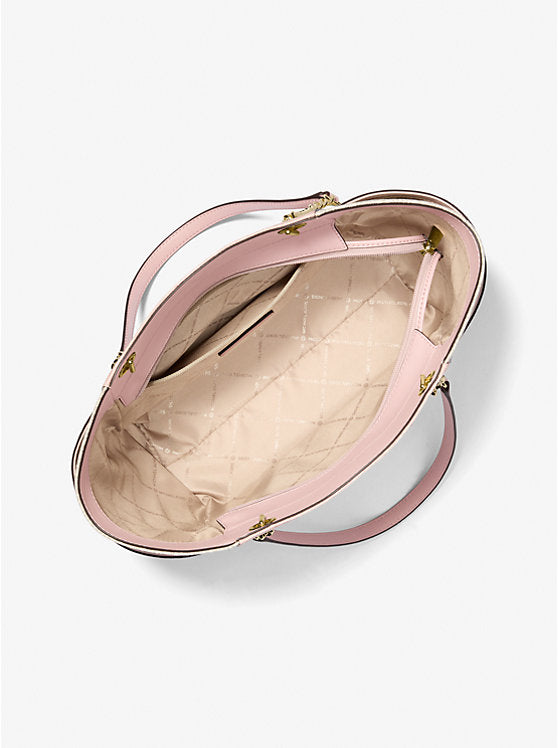 MICHAEL KORS Jet Set Large Color-Block Signature Logo Tote Bag - Pwd Blsh Mlt (Arriving In Delhi) image 2