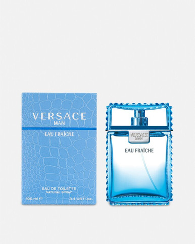 VERSACE Man Eau Fraiche / EDT Spray (blue) 3.3 oz (100ML) image 1
