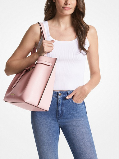 MICHAEL KORS  Emilia Large Pebbled Leather Tote Bag image 1