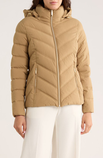 MICHAEL KORS  Water Resistant Chevron Quilted Jacket image 2