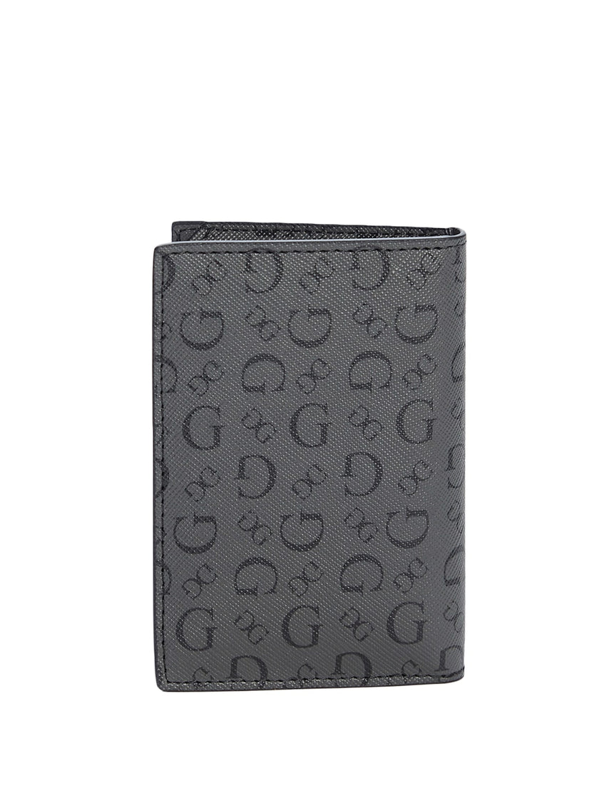Guess Logo L-Fold Wallet - Grey image 1