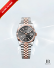 [At MRP] [Brand New] Rolex Datejust 36 Everose Rolesor Grey Dial Stainless Steel 126231 36 mm